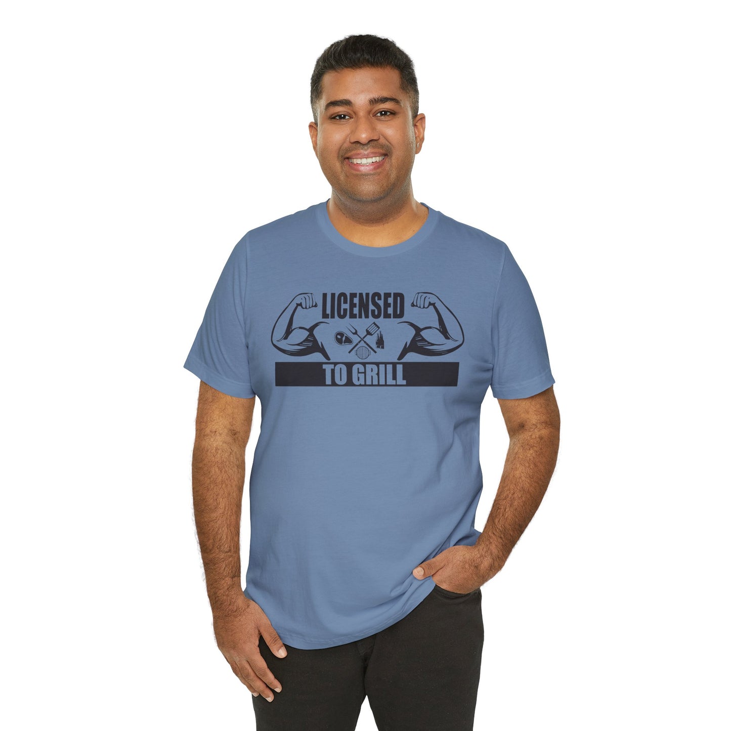 Licensed to Grill Unisex T-Shirt - Perfect for BBQ Enthusiasts
