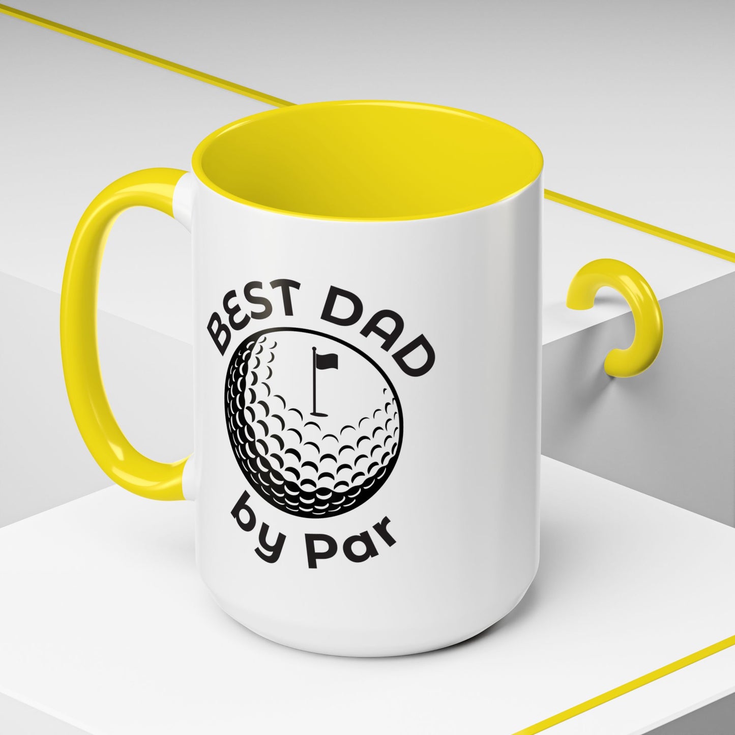 Golf-Themed Best Dad Coffee Mug - Perfect Gift for Father's Day