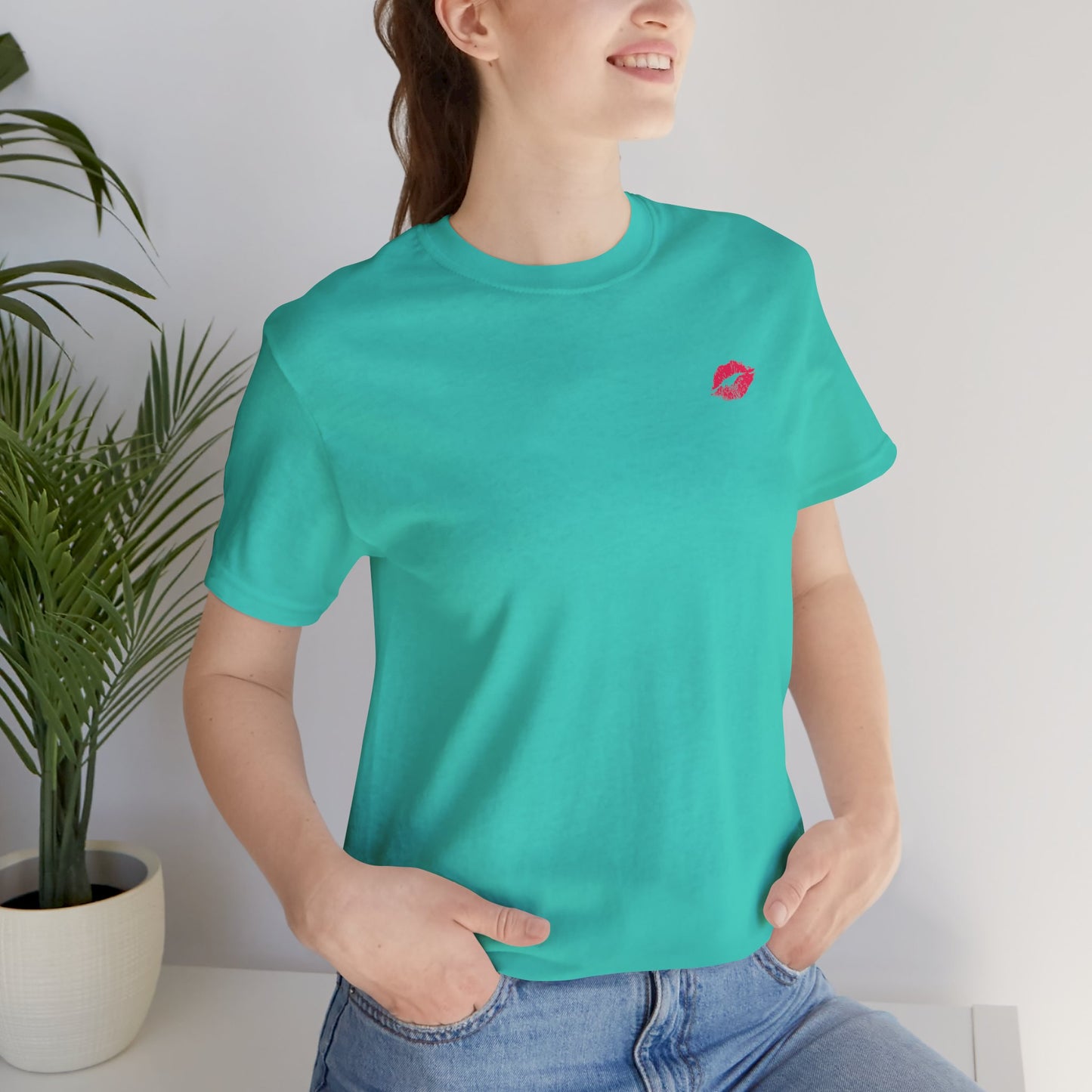 Be Empowered Be Bold Lipstick Tee Coral