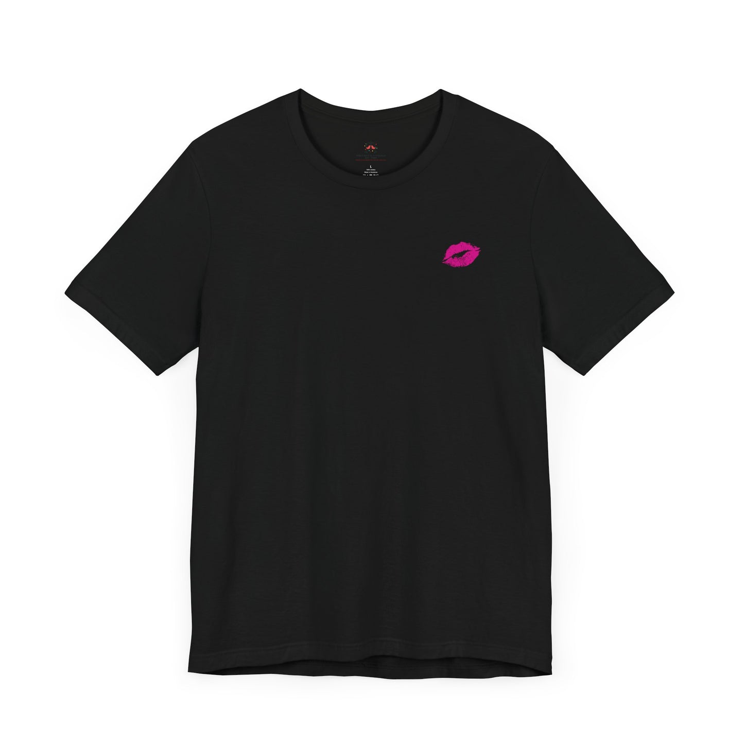 Be Empowered Be Bold Lipstick Tee Fuchsia