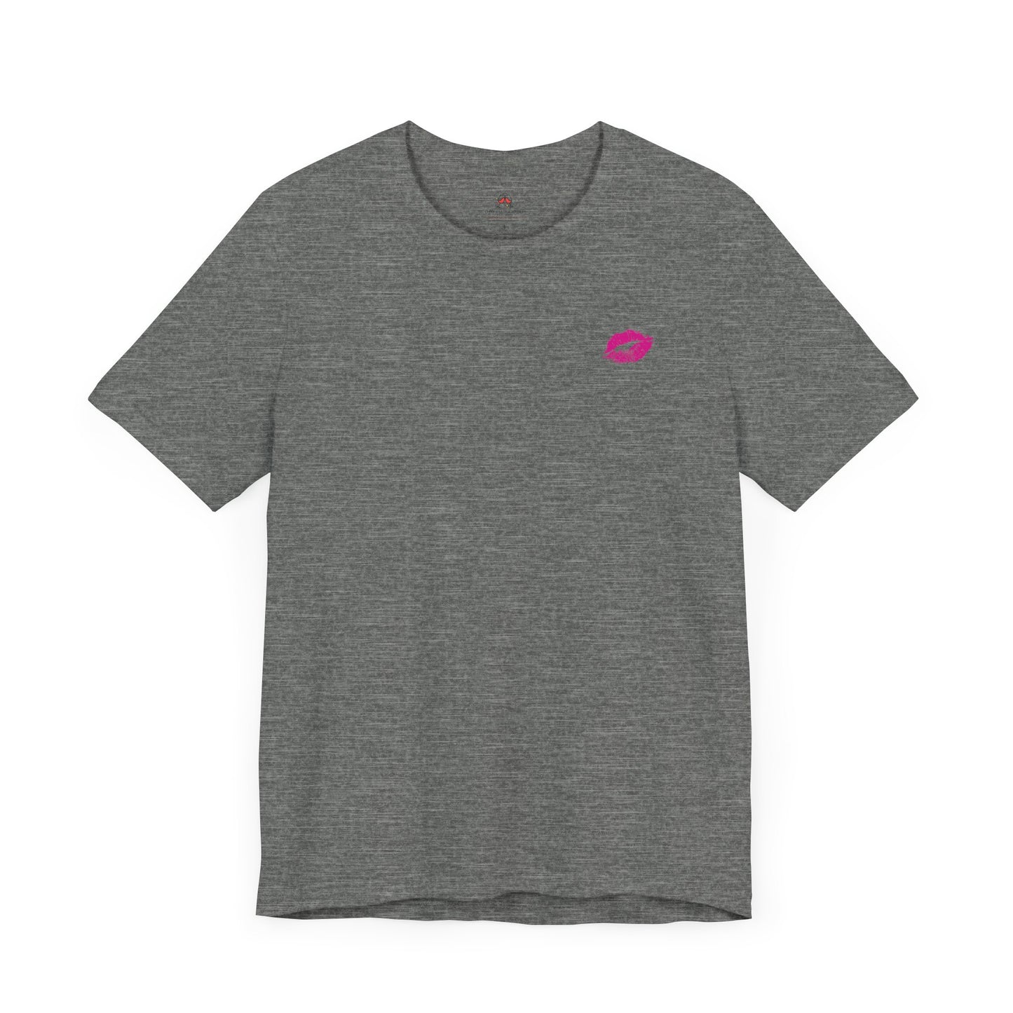 Be Empowered Be Bold Lipstick Tee Fuchsia