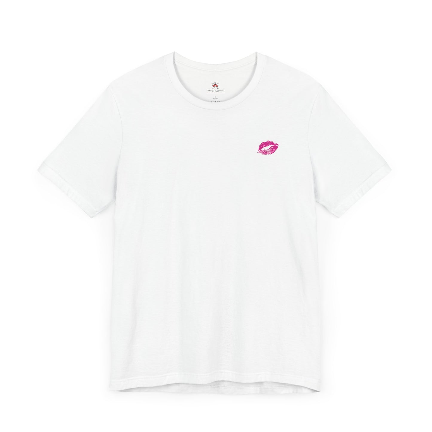 Be Empowered Be Bold Lipstick Tee Fuchsia