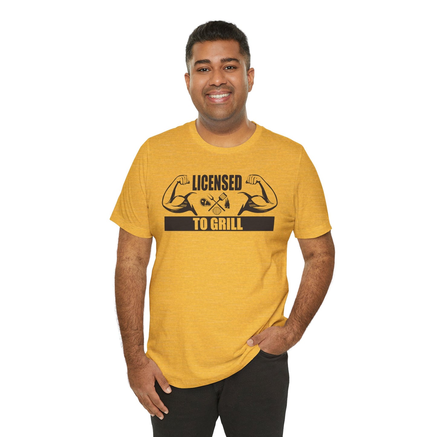 Licensed to Grill Unisex T-Shirt - Perfect for BBQ Enthusiasts