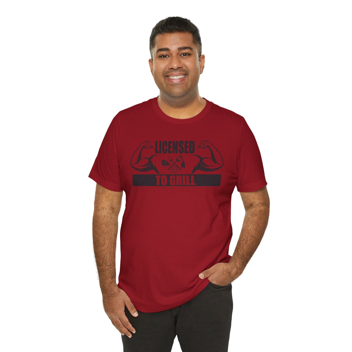 Licensed to Grill Unisex T-Shirt - Perfect for BBQ Enthusiasts