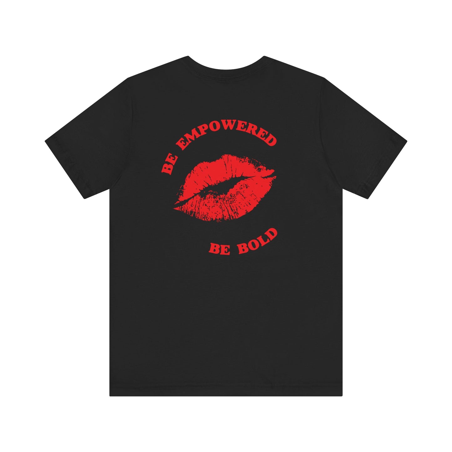 Be Empowered Be Bold Lipstick Tee Red