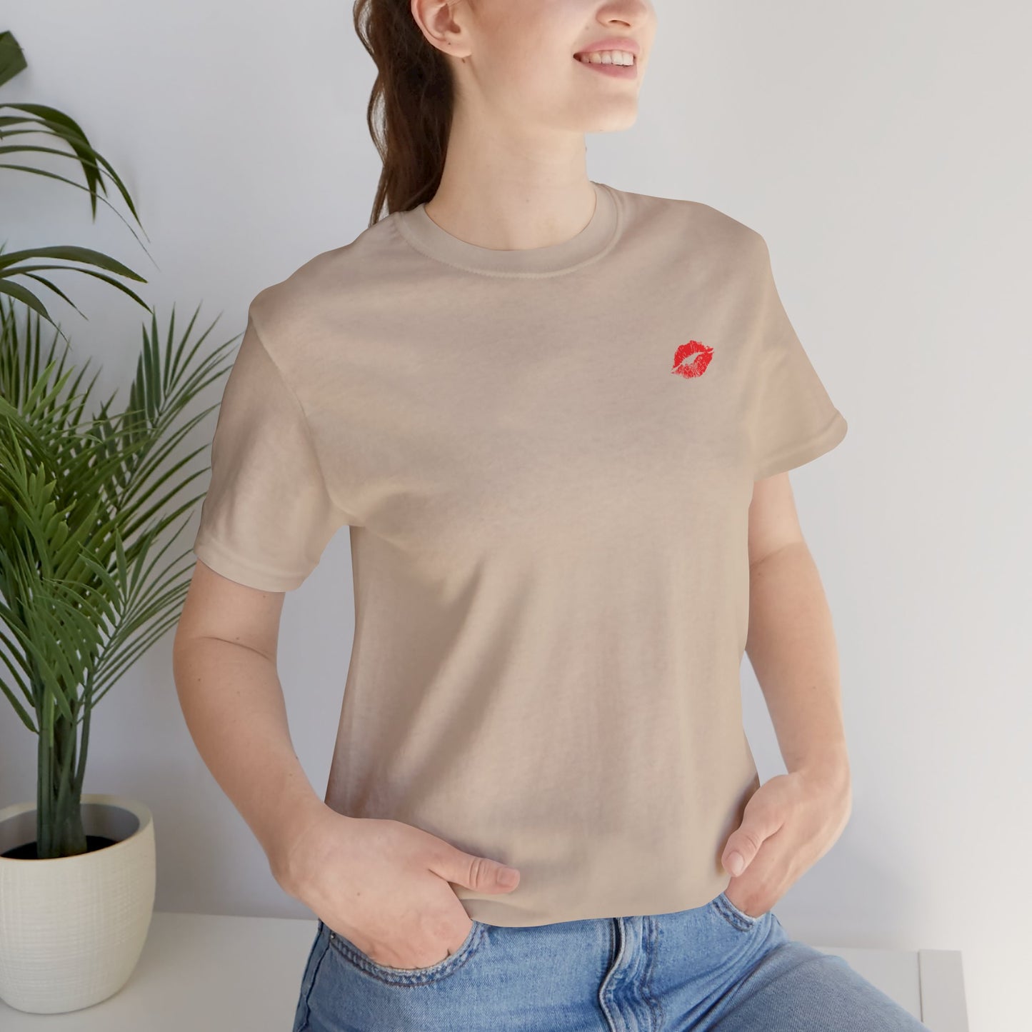 Be Empowered Be Bold Lipstick Tee Red