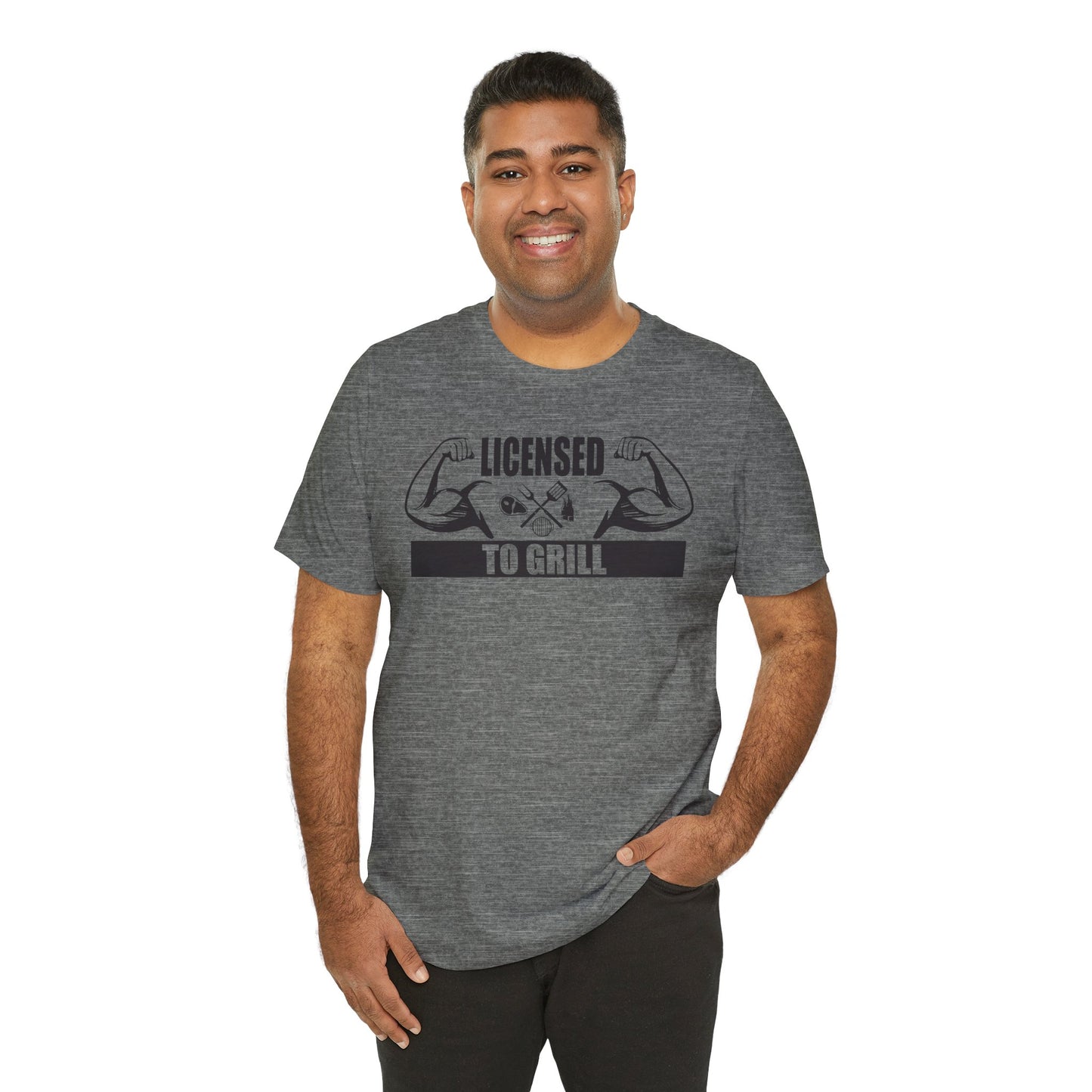 Licensed to Grill Unisex T-Shirt - Perfect for BBQ Enthusiasts