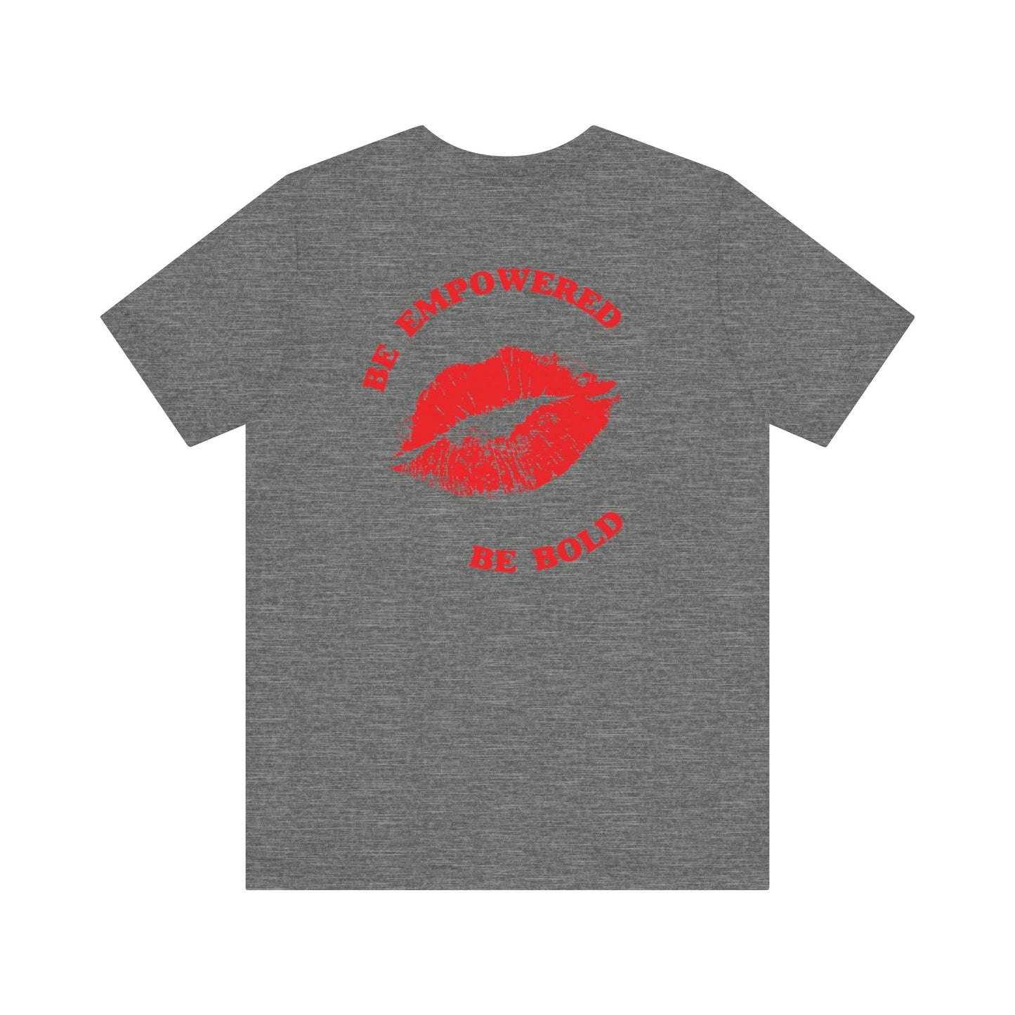 Be Empowered Be Bold Lipstick Tee Red