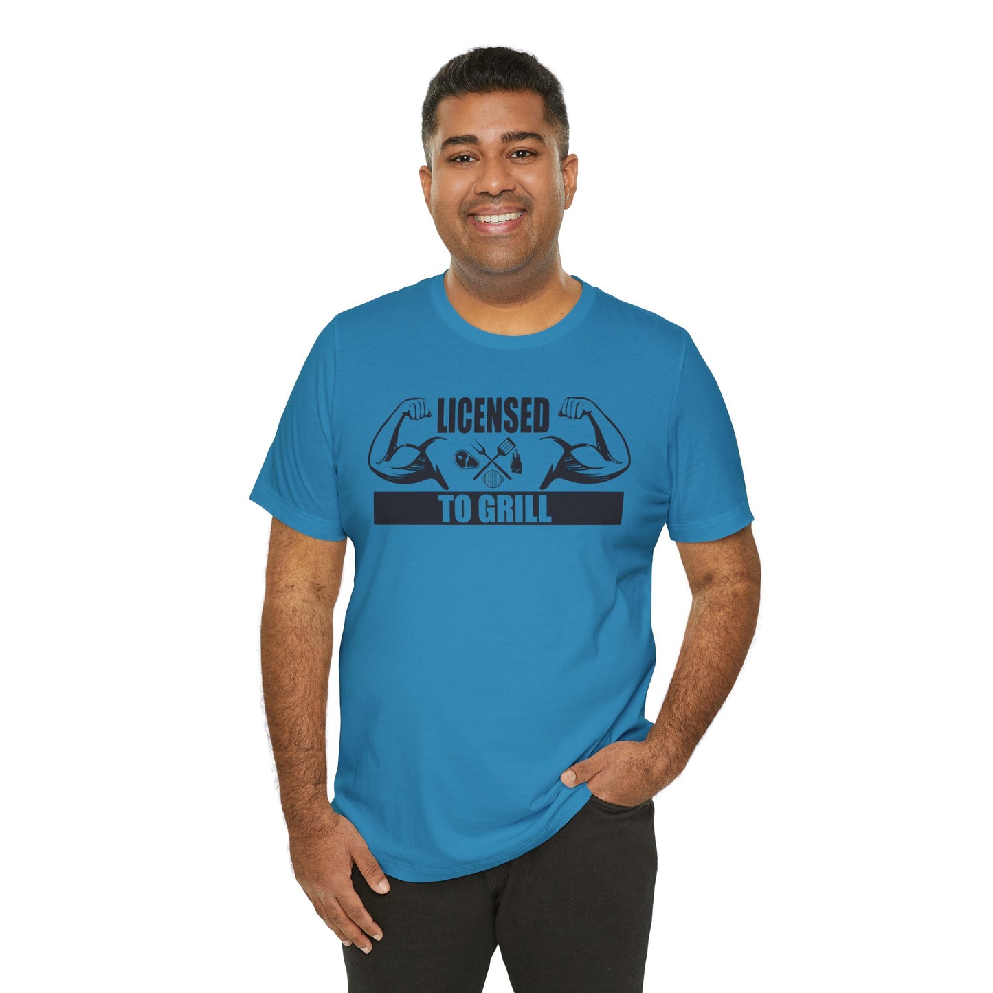 Licensed to Grill Unisex T-Shirt - Perfect for BBQ Enthusiasts