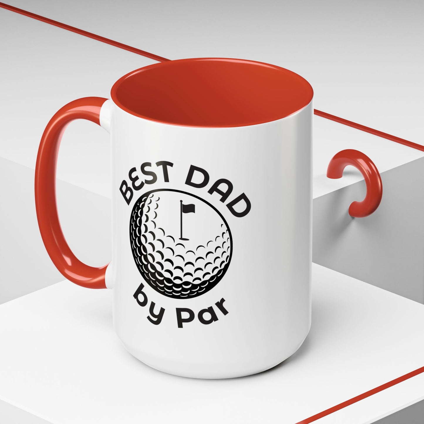 Golf-Themed Best Dad Coffee Mug - Perfect Gift for Father's Day