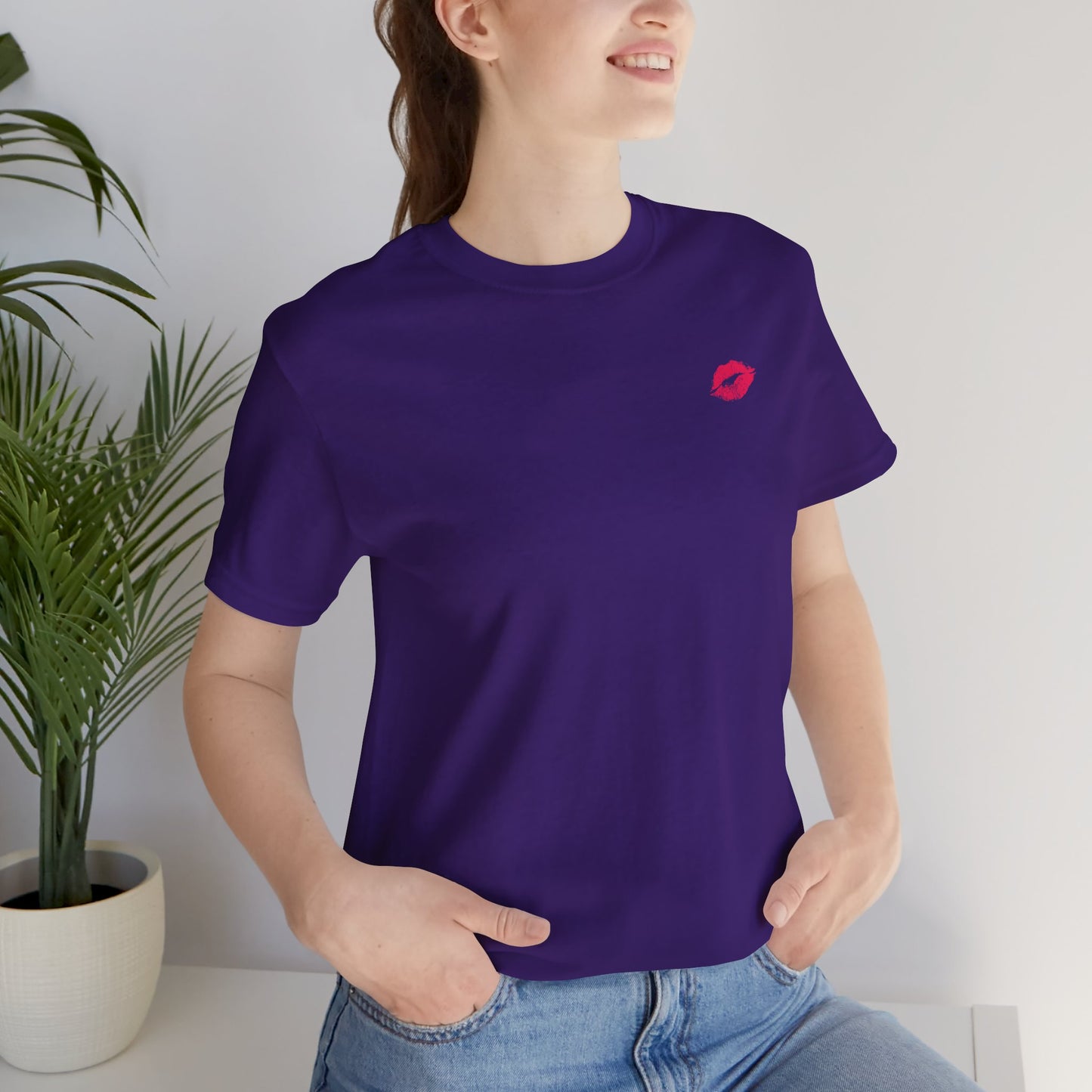 Be Empowered Be Bold Lipstick Tee Coral