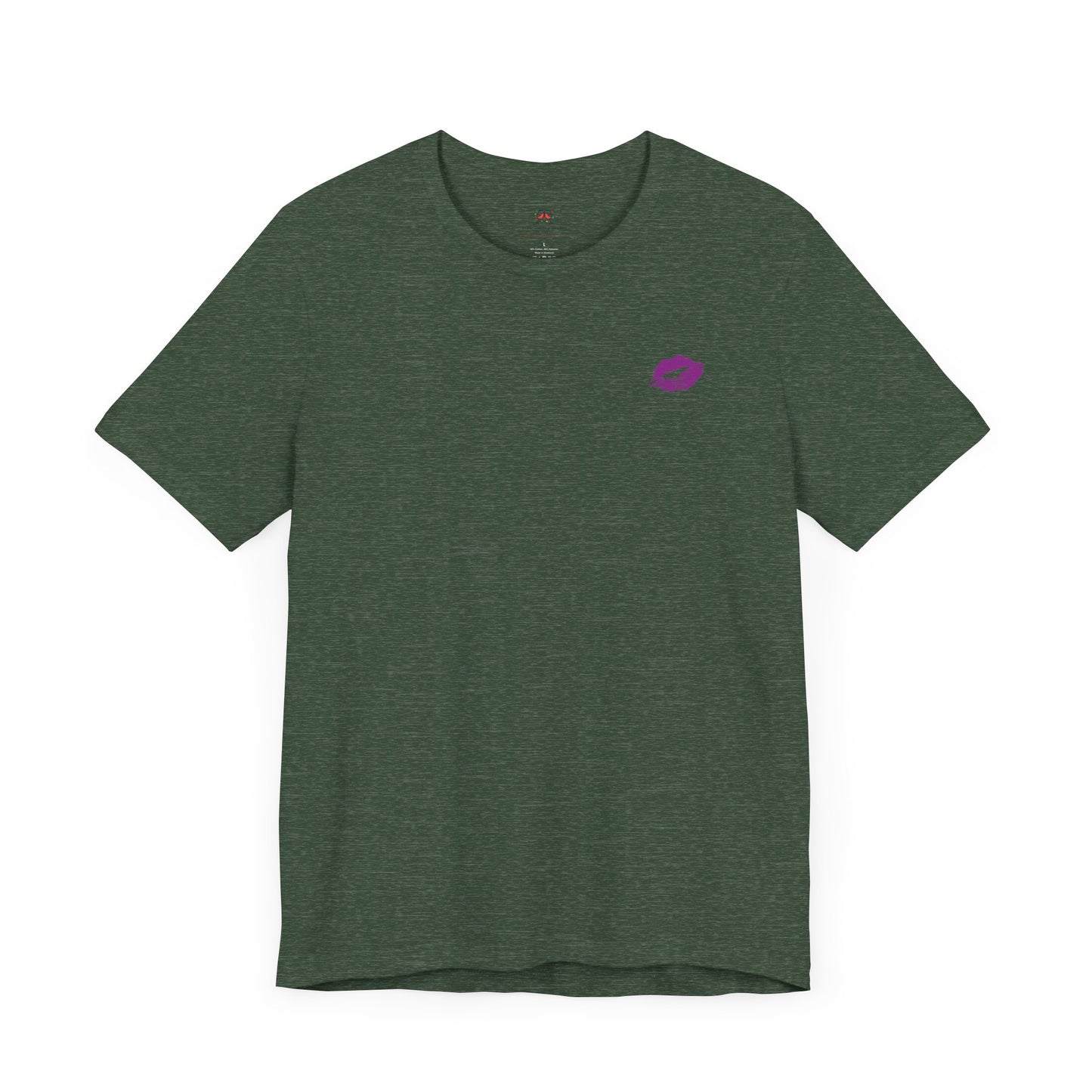 Be Empowered Be Bold Lipstick Tee Purple