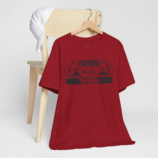 Licensed to Grill Unisex T-Shirt - Perfect for BBQ Enthusiasts
